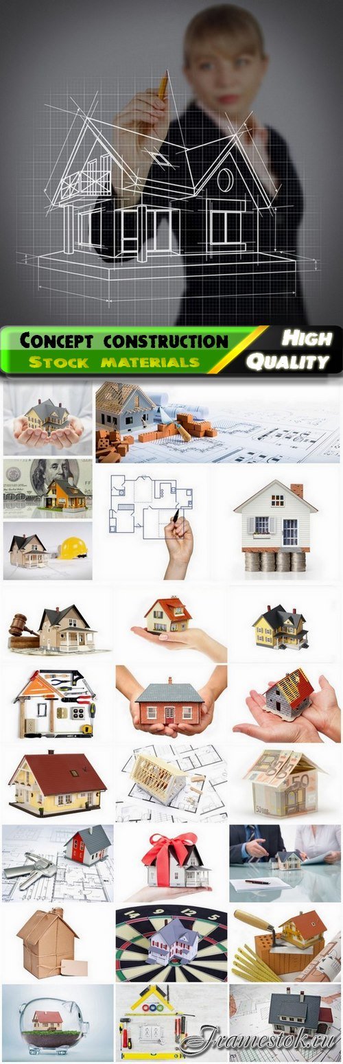 Concept construction and trade in real estate - 25 HQ Jpg