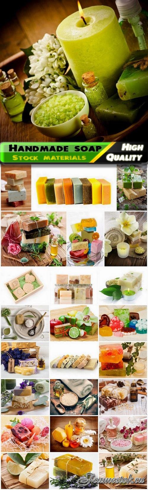 Spa products and creative colored handmade soap - 25 HQ Jpg