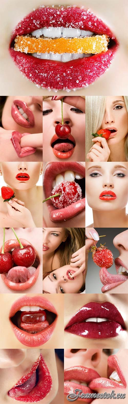 Charming lips girls