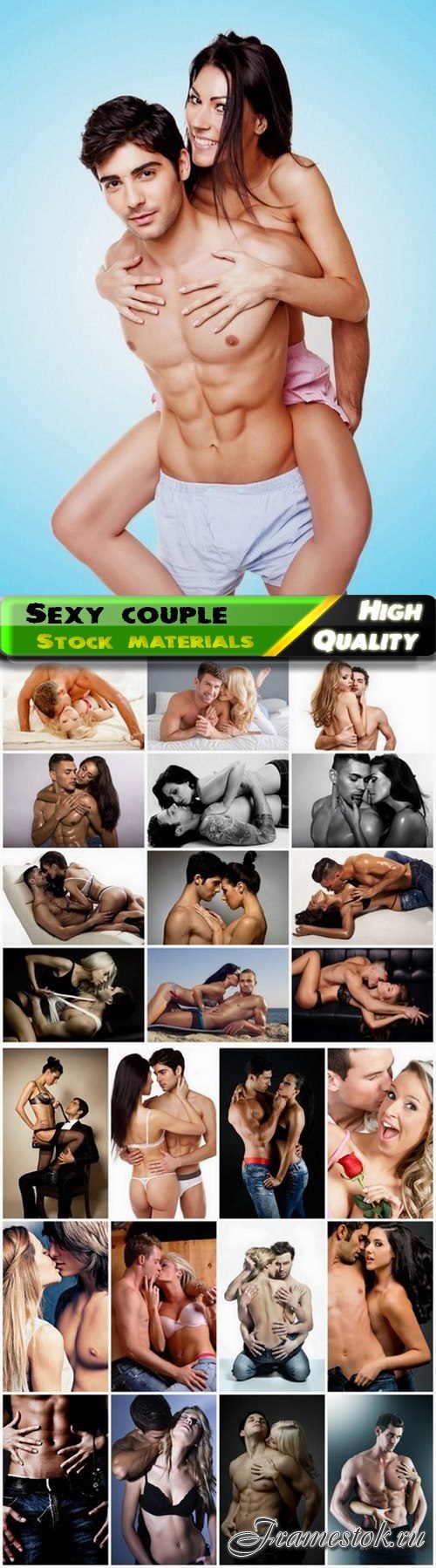 Sexy nude erotic couple of man and woman in love - 25 HQ Jpg
