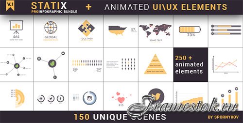 StatiX - ProInfographic Bundle - Project for After Effects (Videohive)