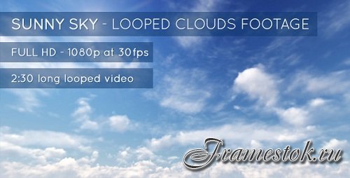 SUNNY SKY AND CLOUDS - STOCK FOOTAGE (VIDEOHIVE)