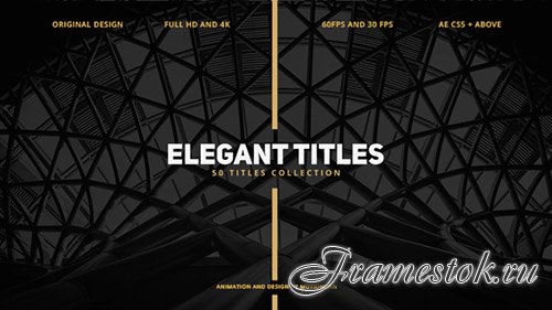 50 Elegant Titles - Project for After Effects (Videohive)