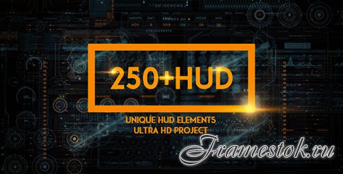 250 HUD SCI-FI - Project for After Effects (Videohive)