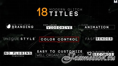 Modern Glitch Titles 17754081 - Project for After Effects (Videohive)