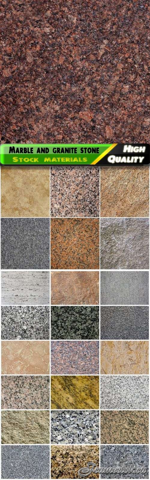 Marble and granite stone macro texture - 25 HQ Jpg