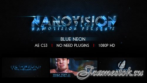 Blue Neon V.1 - Project for After Effects (Videohive)