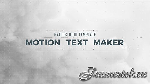 Motion Text Maker - Project for After Effects (Videohive)