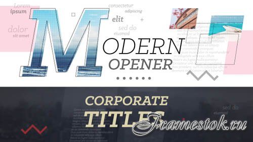 Modern Opener // Corporate Titles - Project for After Effects (Videohive)