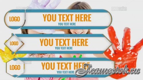 12 Flip Lower Third - After Effects Template