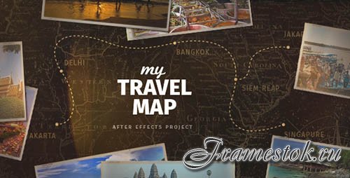 My Travel Map - Project for After Effects (Videohive)