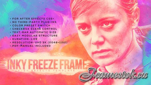 Inky Freeze Frame - Project for After Effects (Videohive)
