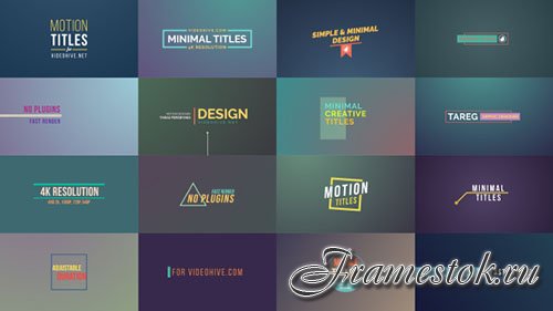 Motion Titles 17490523 - Project for After Effects (Videohive)