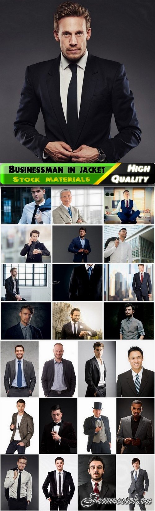 Stylish young and adult businessman in fashionable jacket - 25 HQ Jpg