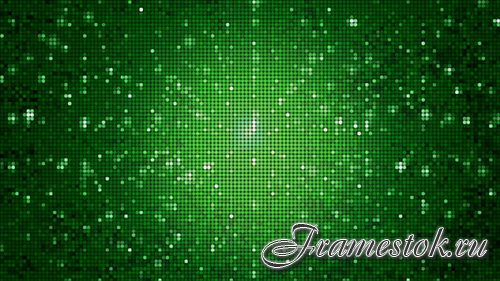 Green Pixels Spread Gradient 2D Motion Background