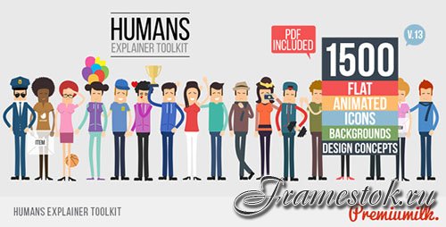 Humans Explainer Toolkit - Project for After Effects (Videohive)