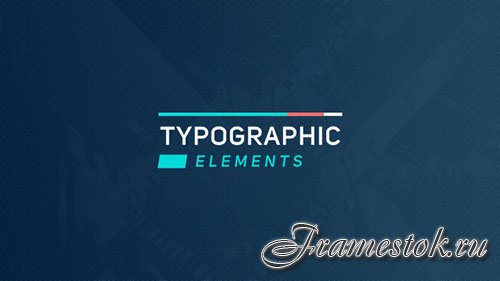 Typographic Elements 2 - Project for After Effects (Videohive)