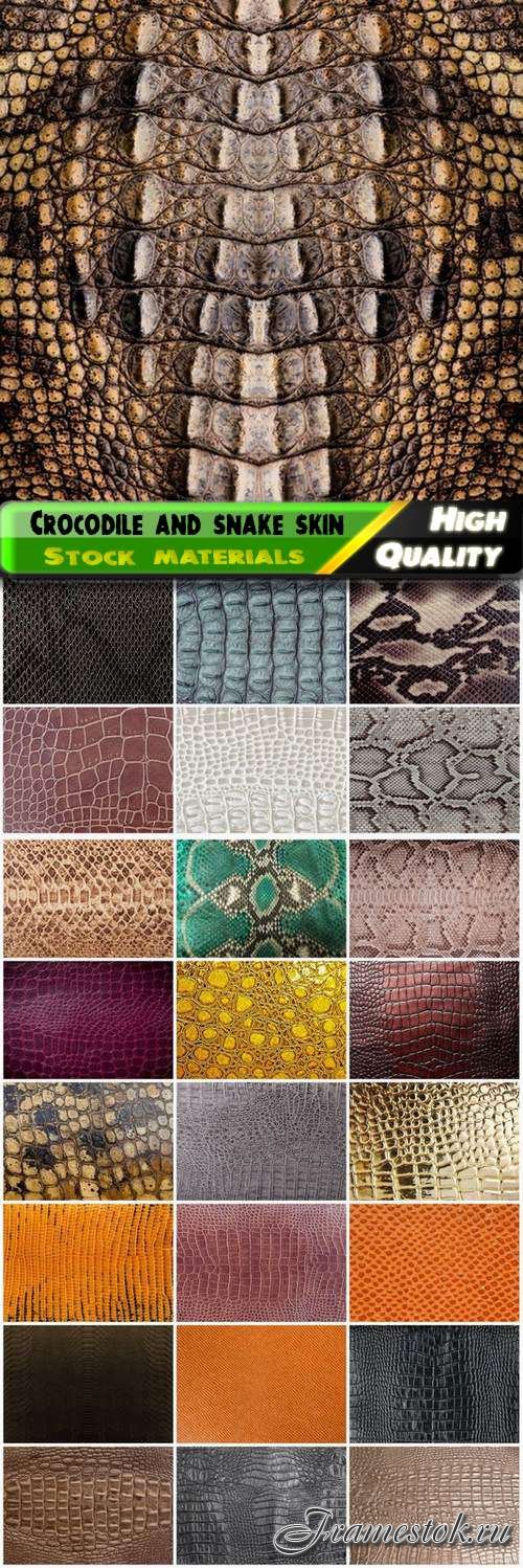 Crocodile and snake skin macro texture - 25 HQ Jpg