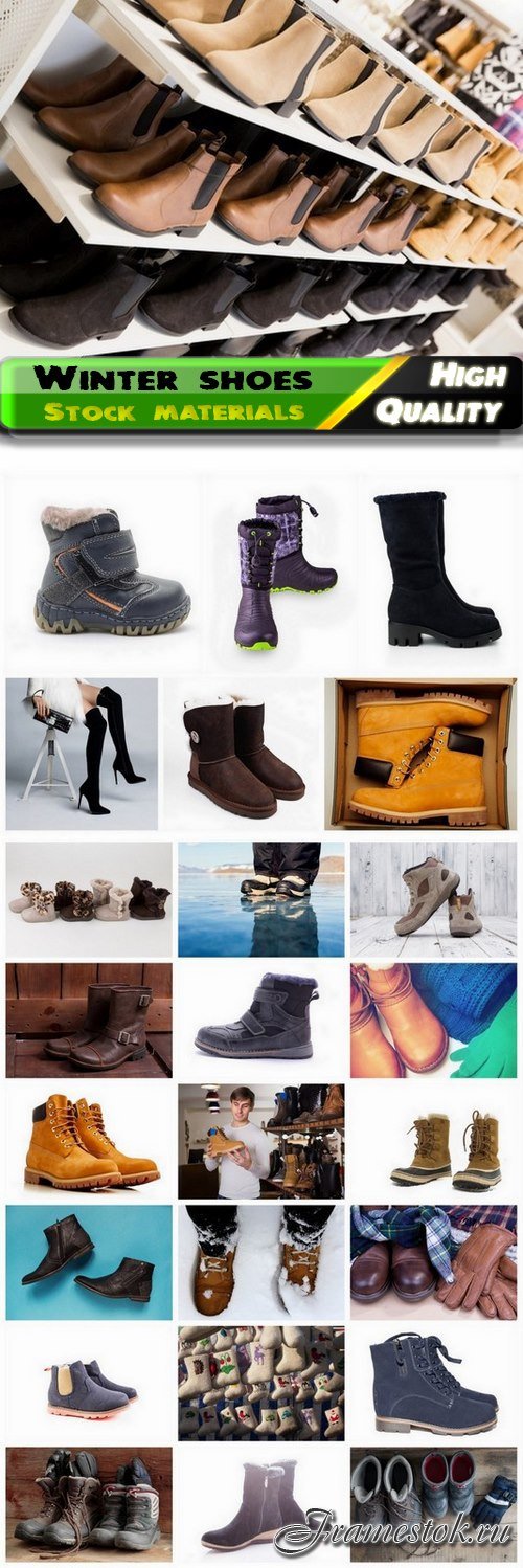 Stylish clothes and winter boots and shoes - 25 HQ Jpg