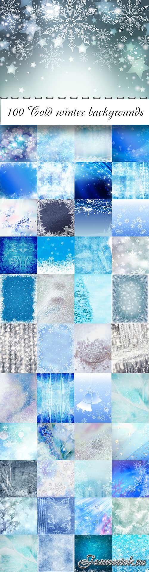 100 Cold winter backgrounds
