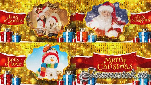 Merry Christmas Gold - Project for After Effects (Videohive)