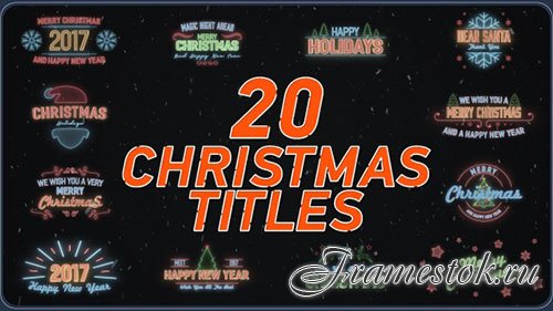 20 Christmas Titles - Project for After Effects (Videohive)