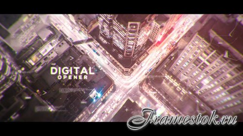 Digital Parallax Opener | Slideshow - Project for After Effects (Videohive)