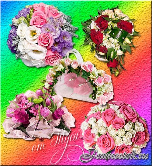    -  / Clipart - Bouquets of flowers