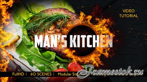 Men's Kitchen Menu - Project for After Effects (Videohive)