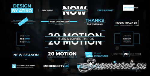 Motion Titles & Lower Thirds 1 - Project for After Effects (Videohive)