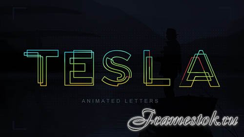 Tesla Animated Letters - Project for After Effects (Videohive)