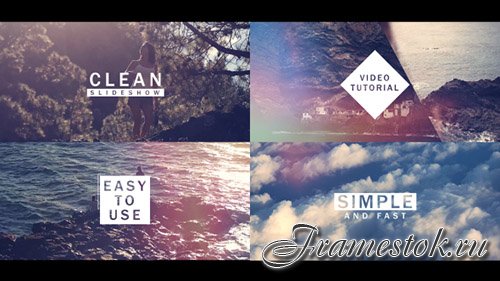 Fast and Clean Slideshow - Project for After Effects (Videohive)