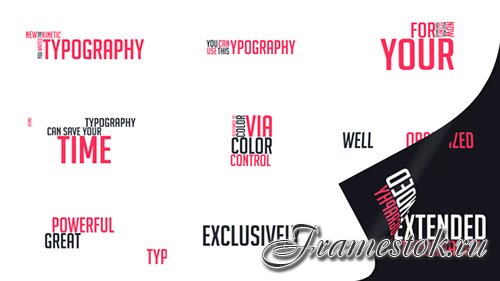 Extended Typography - Project for After Effects (Videohive)