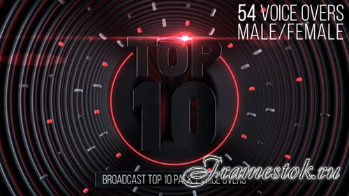 Broadcast Top 10 Pack | Voice Overs - Project for After Effects (Videohive)