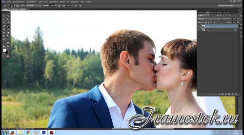  Photoshop. Обработка свадебной фотографии (2016) 