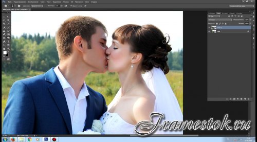  Photoshop. Обработка свадебной фотографии (2016) 