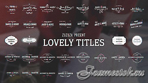 Lovely Titles - Project for After Effects (Videohive)