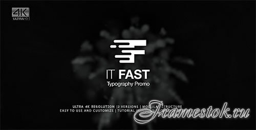 It Fast - Typography Promo - Project for After Effects (Videohive)