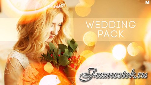 Wedding Titles Slideshow Light Leaks - Project for After Effects (Videohive)