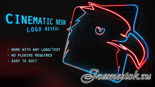 Cinematic Neon Logo - Project for After Effects (Videohive)