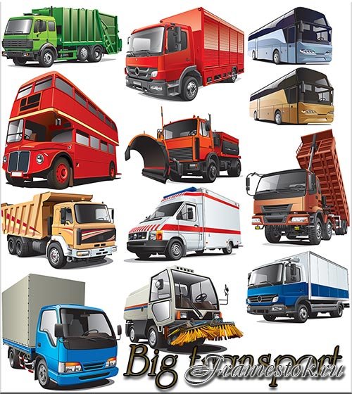  Big transport - Vector Stock 