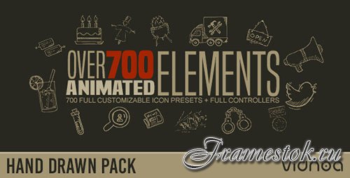 Hand Drawn Elements Pack - After Effects Presets (Videohive)