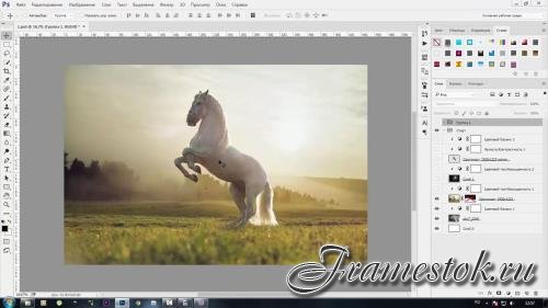 Драматический конь в Photoshop (2017)