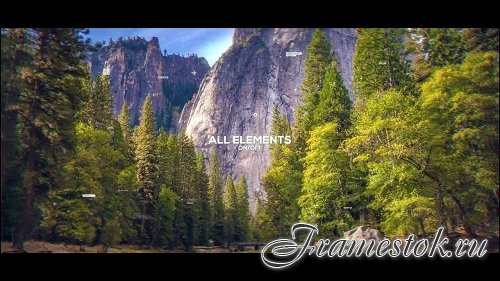 Futuristic Parallax Slideshow - After Effects Templates