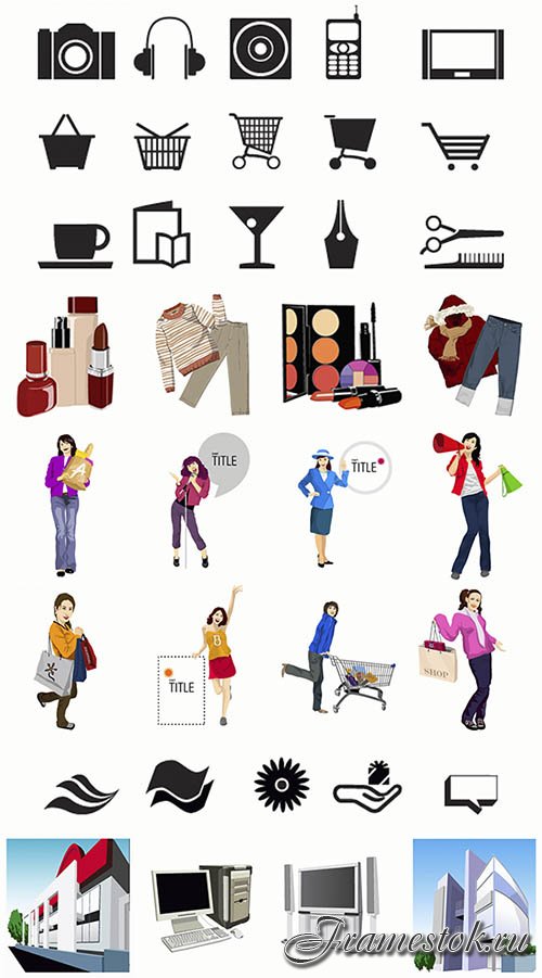 Shopping Illustration and Icons