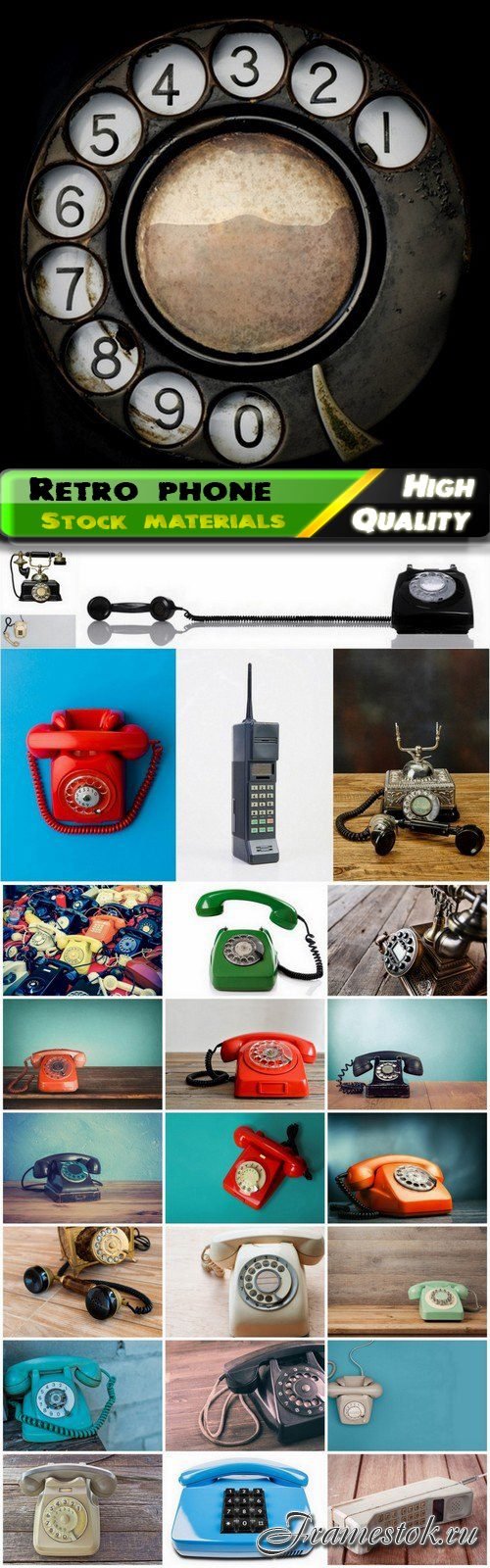 Retro phone communication and mobile satellite connection 25 Eps
