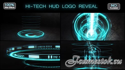 Hi-tech HUD Logo Reveal 17570074 - Project for After Effects (Videohive)