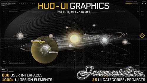 HUD - UI Graphics for FILM, TV and GAMES - Project for After Effects (Videohive)