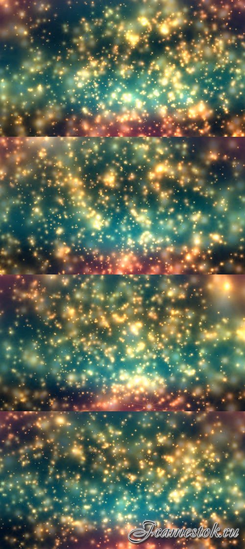 Colorful Sparkling Starfield