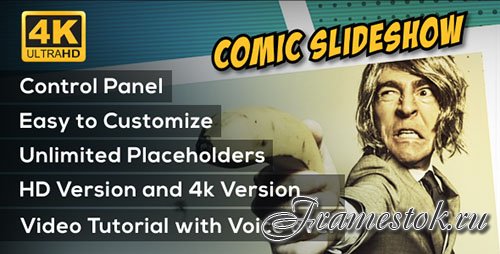 Comic Slideshow Opener - Project for After Effects (Videohive)